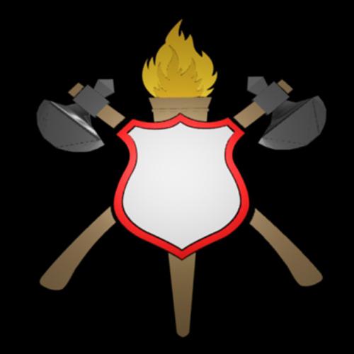 BrasÃÂ£o de Bombeiros em 3D (Fireman - Logo) preview image